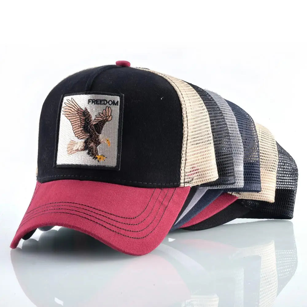 Fashion Animals Embroidery Baseball Caps Men Women Snapback Hip Hop