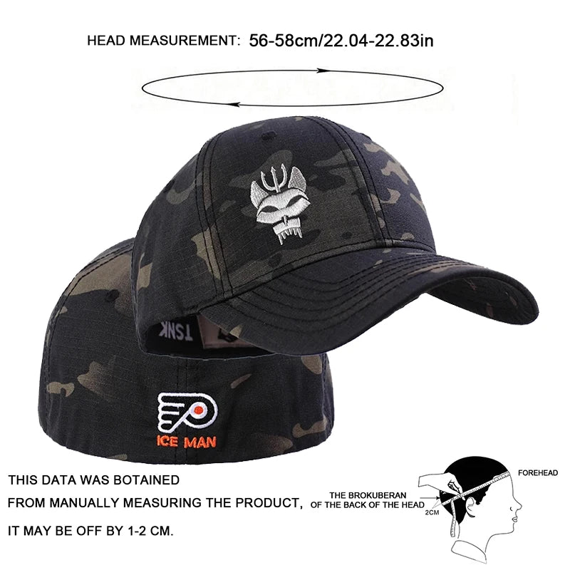Fashion cotton baseball cap Men Women Military Enthusiasts Tactical