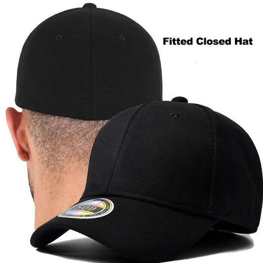 Full Closed Fitted Baseball Cap Hat Outdoor Sports Golf Caps for Women